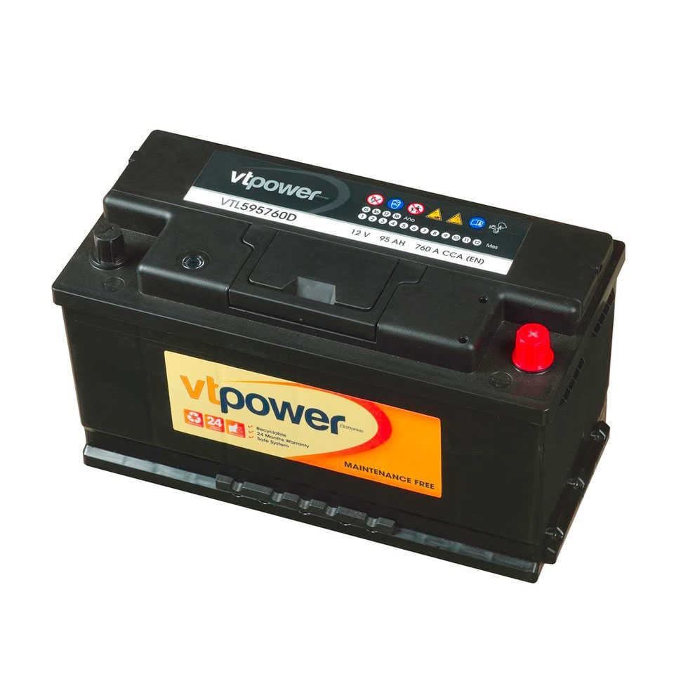 BATERIA COCHE VTL595760D 12V 95AH 760A