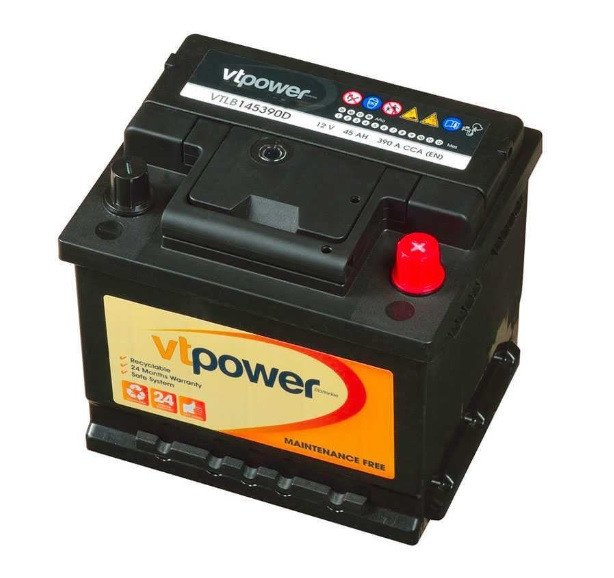 BATERIA COCHE VTLB145390D 12V 45AH 390A
