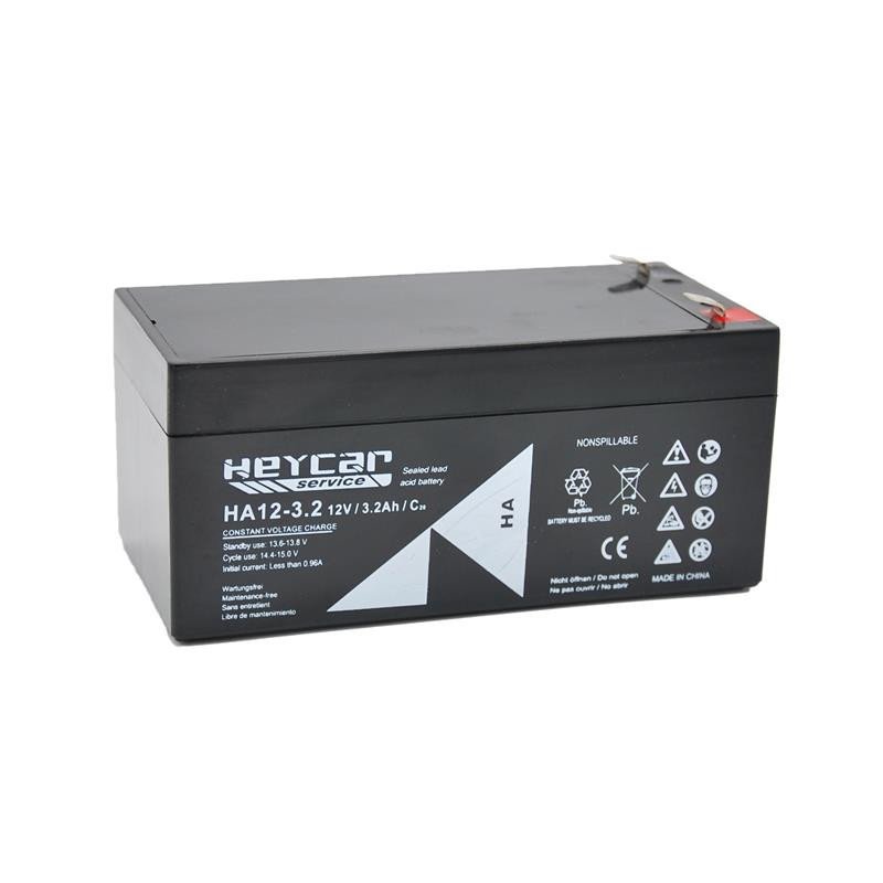 BATERÍA PLOMO AGM HEYCAR SERVICE 12V/3.2AH HA12-3.2