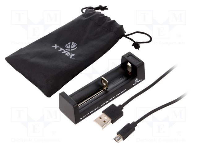 CARGADOR DE CARGA RAPIDA BATERIAS ION-LITIO USB-MICROUSB