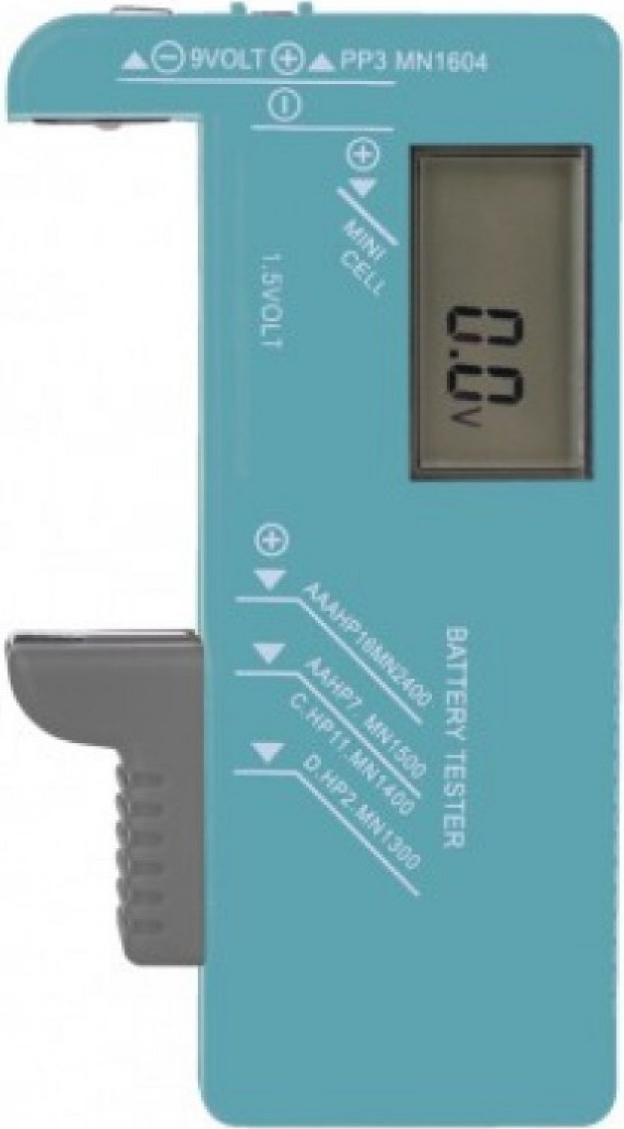 COMPROBADOR DE PILAS UNIVERSAL DIGITAL LCD AA/AAA/C/D/9 V/1,5 V