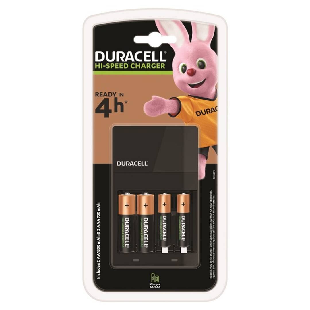 DURACELL HI-SPEED CHARGER Cargador de pilas AA/AAA