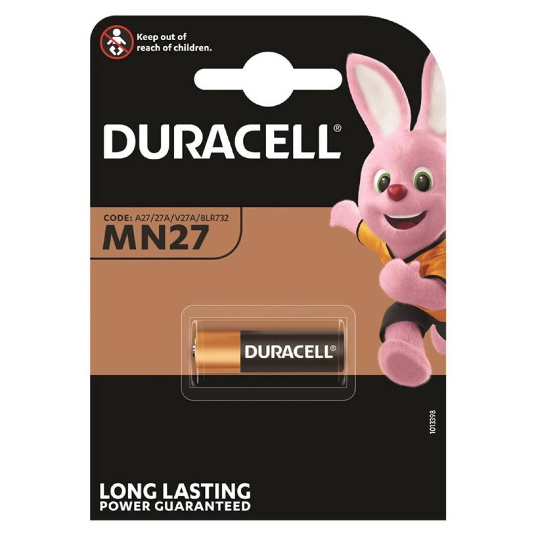 DURACELL PILA ALCALINA MN27 LR27 27A 12V BLISTER*1