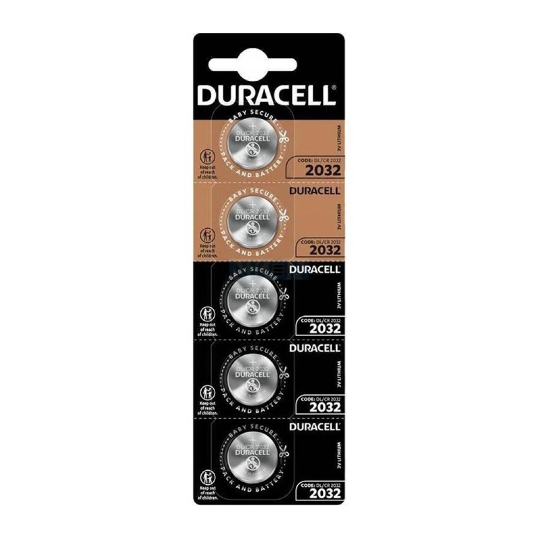 DURACELL PILA BOTON LITIO CR2032 3V BLISTER*5