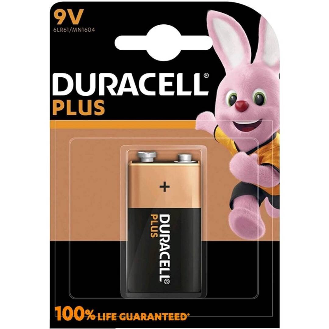 PILA ALCALINA LR09 9V LR61 DURACELL PLUS POWER BLISTER*1