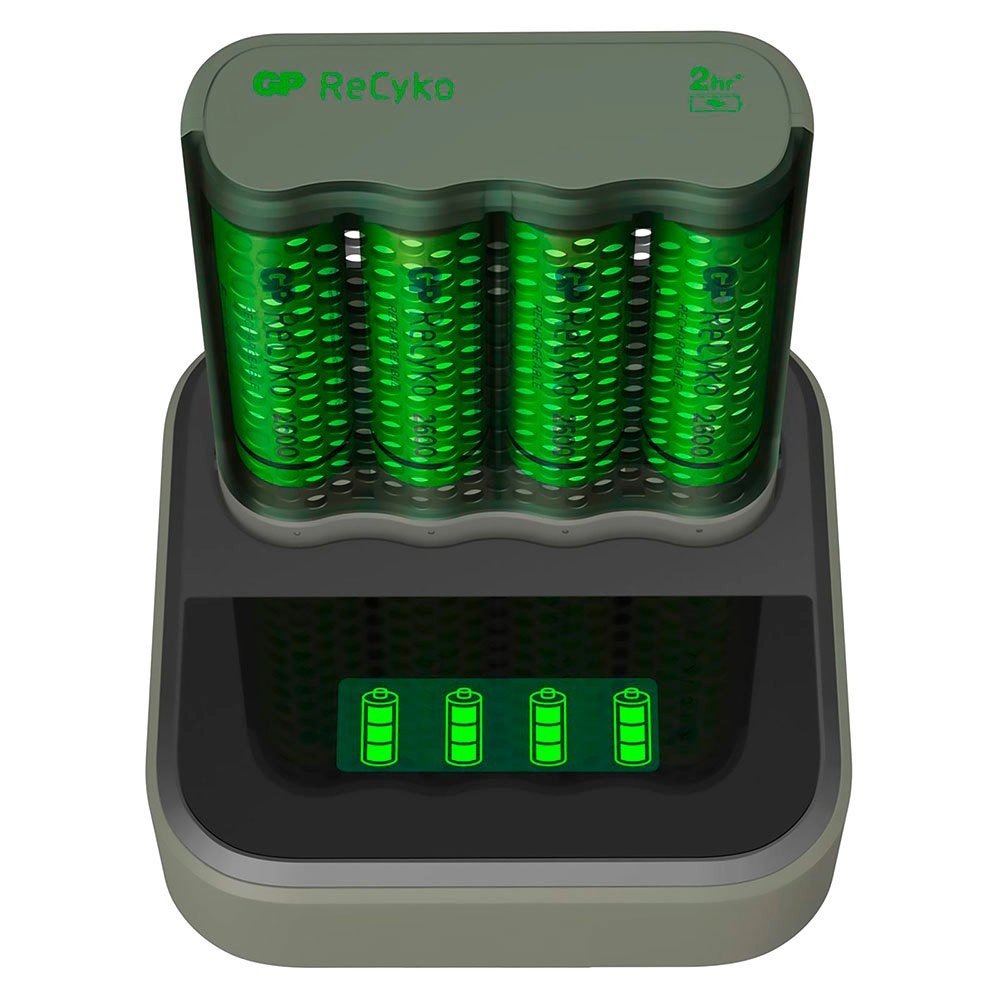 Gp Batteries Cargador Pilas 4xAA NiMh 2600mAh