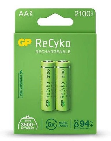 LR06/AA GP PILA RECARGABLE 2100 MAH BLISTER *2