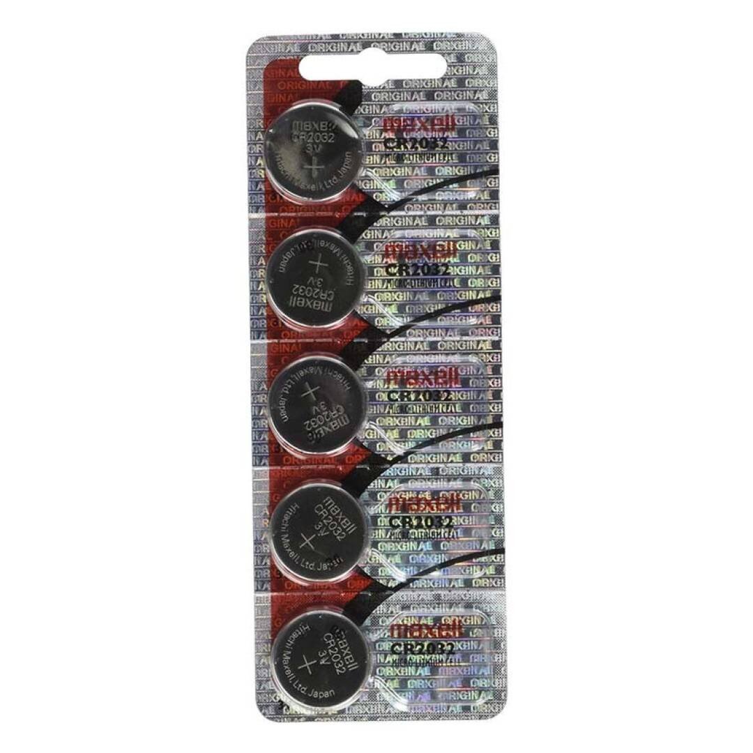 MAXELL PILA BOTON LITIO CR2032 3V BLISTER*5 PILAS