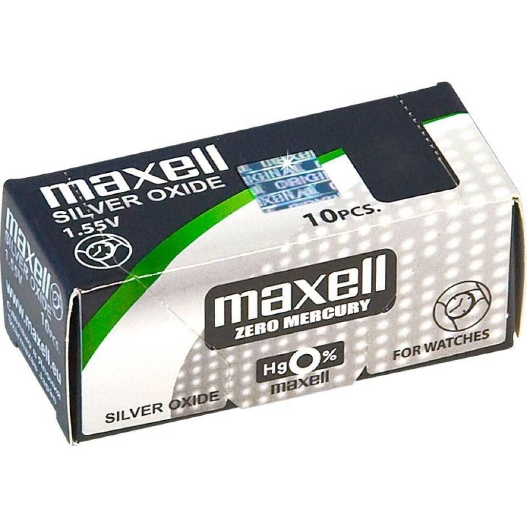 MAXELL PILA OXIDO PLATA (362) SR721SW CAJA*10