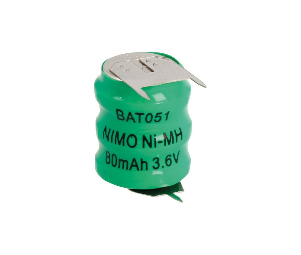 PACK BATERÍA RECARGABLE 3,6V/80MAH NI-MH