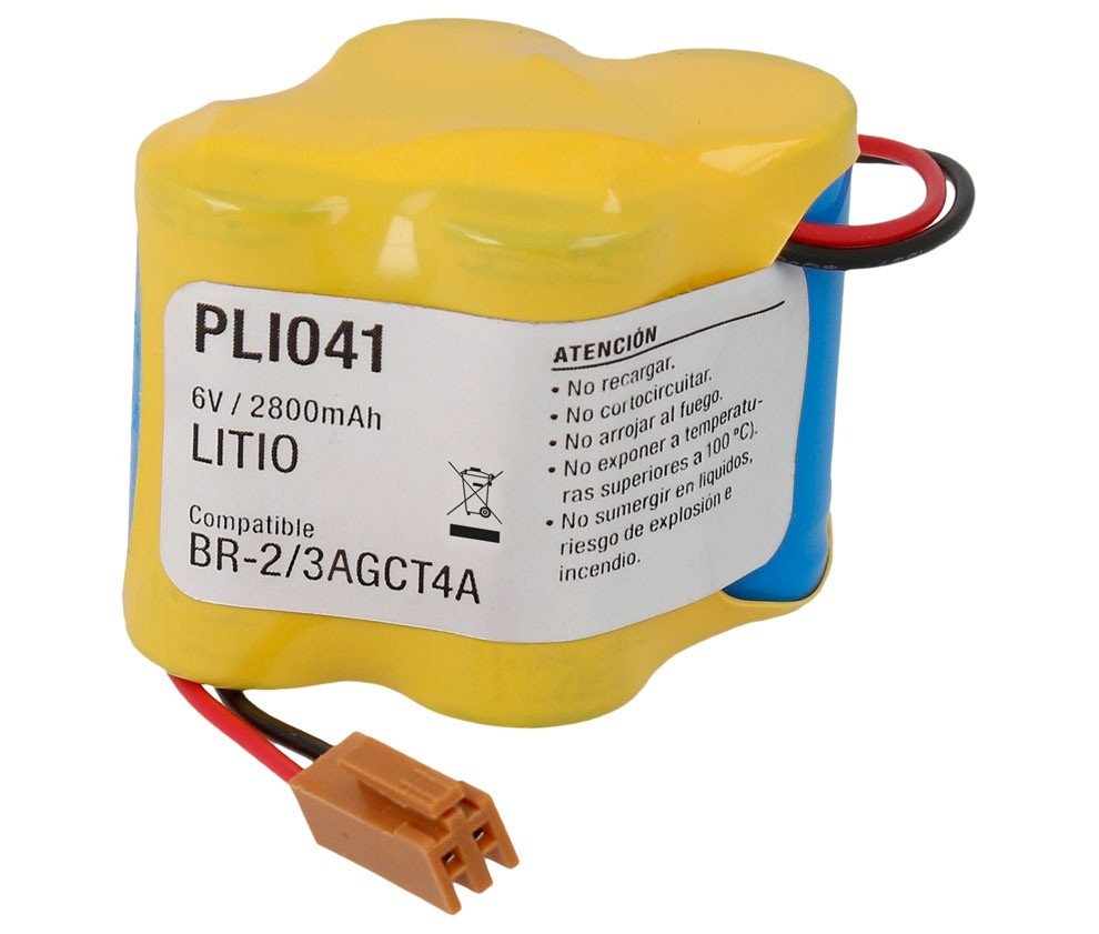 PACK LITIO BR-2/3AGCT4A 6,0V/2800MAH, CONECTOR