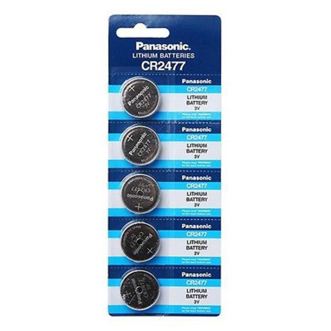 Panasonic pila botón litio CR2477 3V blister una pila