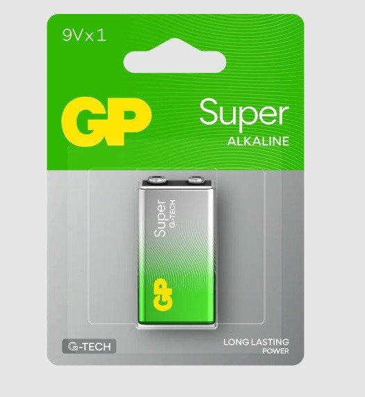 PILA ALCALINA GP LR09 / 9V