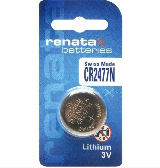 PILA CR2477N RENATA BOTON LITIO 3V BLISTER*1