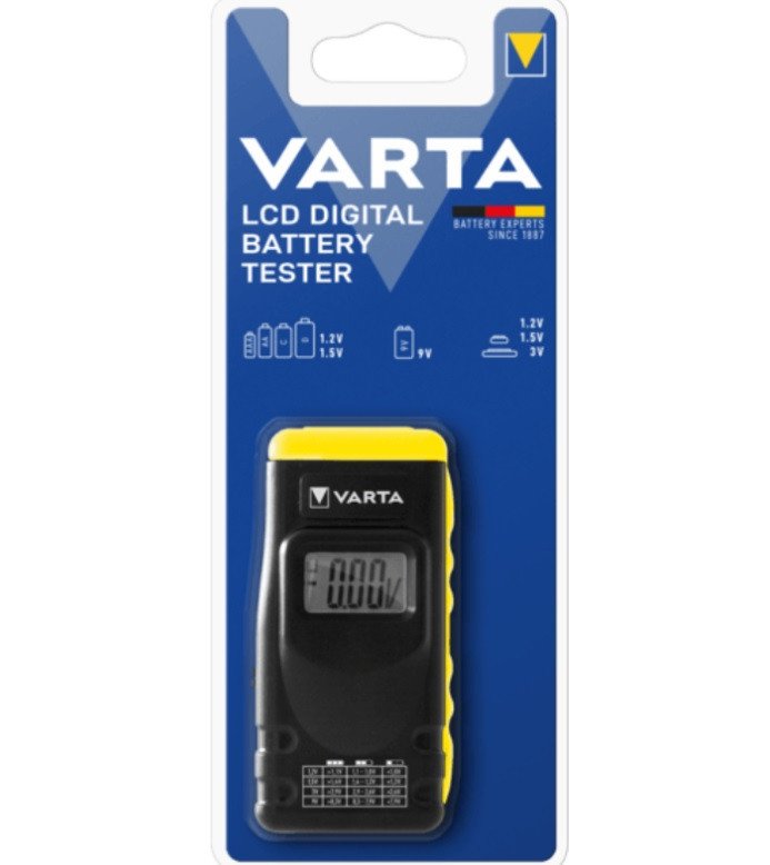 VARTA TESTEADOR DE PILAS LCD DIGITAL