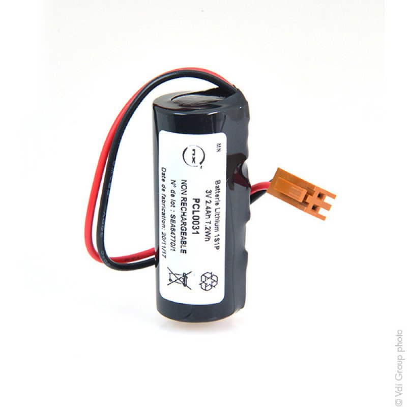 Batería litio CR17450 2/3A 3V 2.4Ah JAE - Imagen 2