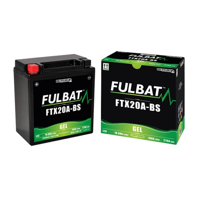 Batería moto Gel FTX20-BS / YTX20-BS 12V 18Ah - Imagen 3