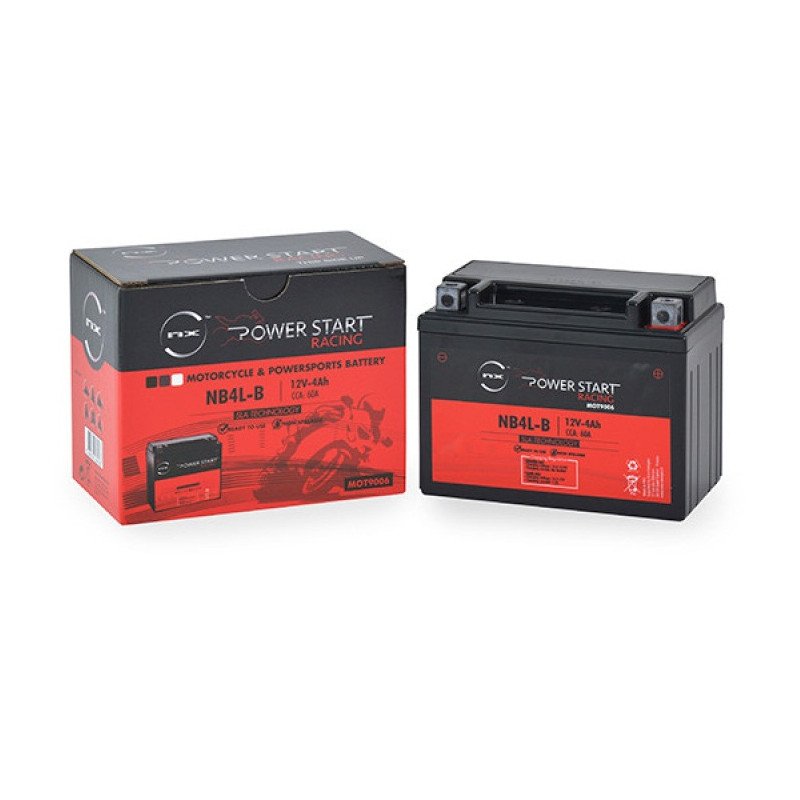 Batería moto YB4L-B / YB4L-A / NB4L-B 12V 4Ah - Imagen 3