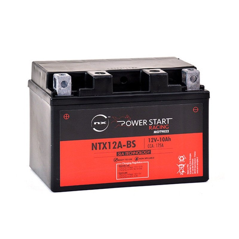 Batería moto YTX12A-BS / NTX12A-BS 12V 10Ah - Imagen 2