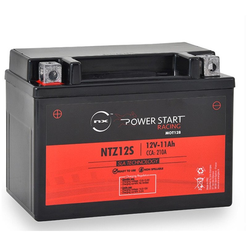 Batería moto YTZ12S / NTZ12S 12V 11Ah - Imagen 2