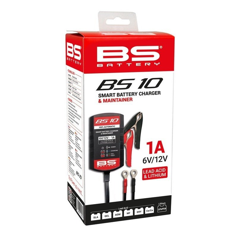 Cargador de baterías inteligente BS BATTERY BS10 - 6/12V 1A - Imagen 5
