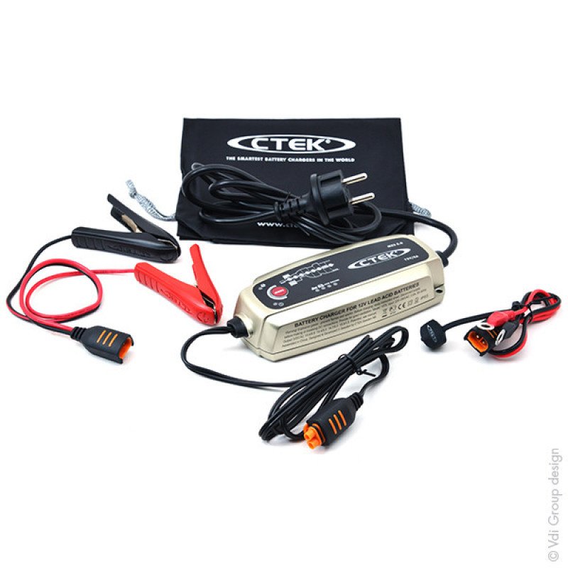Cargador plomo 12V/5A 230V C-TEK MXS 5.0 T - Imagen 2