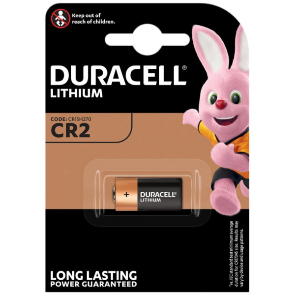 Duracell Pila Litio CR2 3V para cámaras y sensores