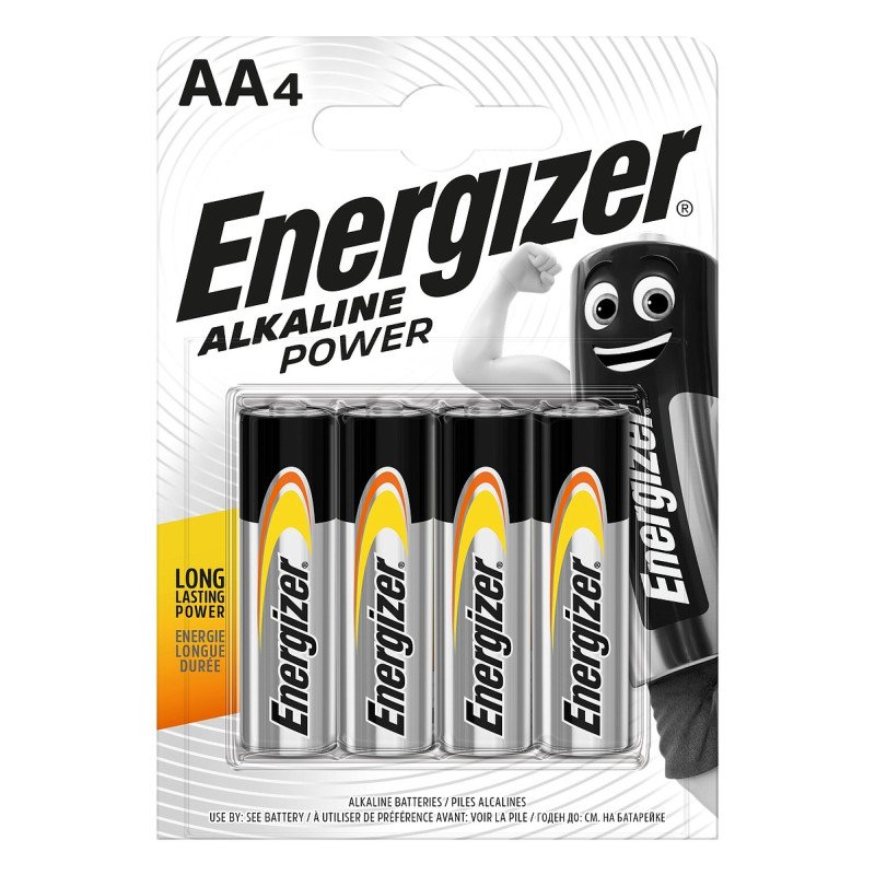 ENERGIZER ALKALINE POWER PILA ALCALINA AA LR06 BLISTER*4 - Imagen 2