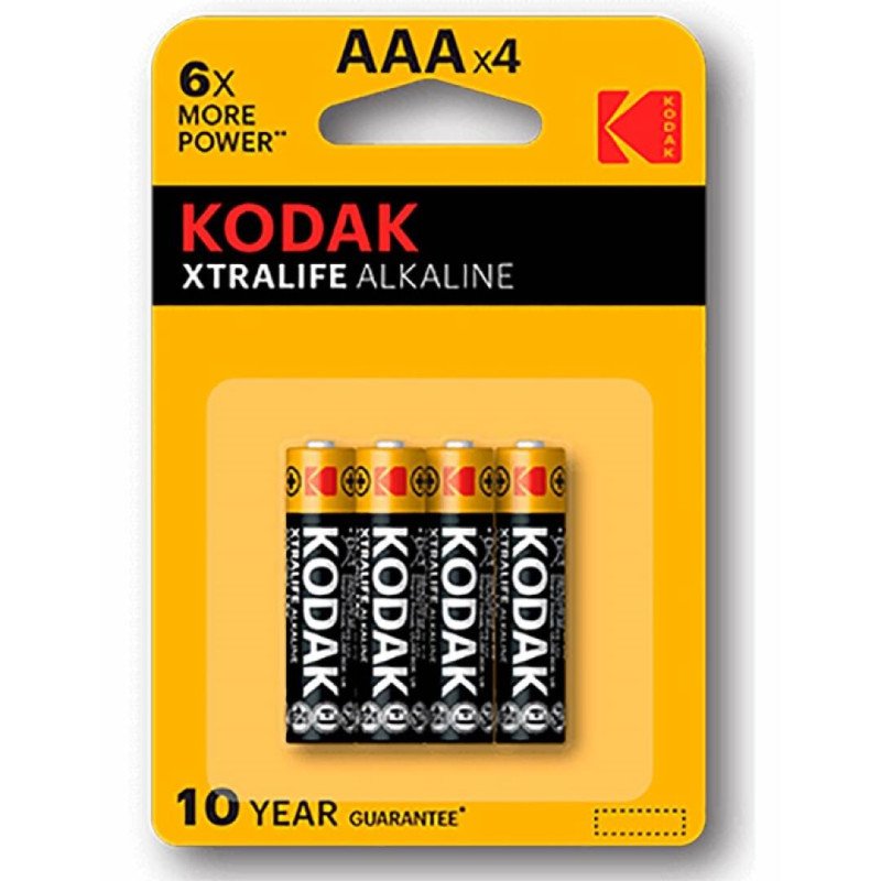 KODAK XTRALIFE PILA ALCALINA AAA LR03 BLISTER*4 - Imagen 2