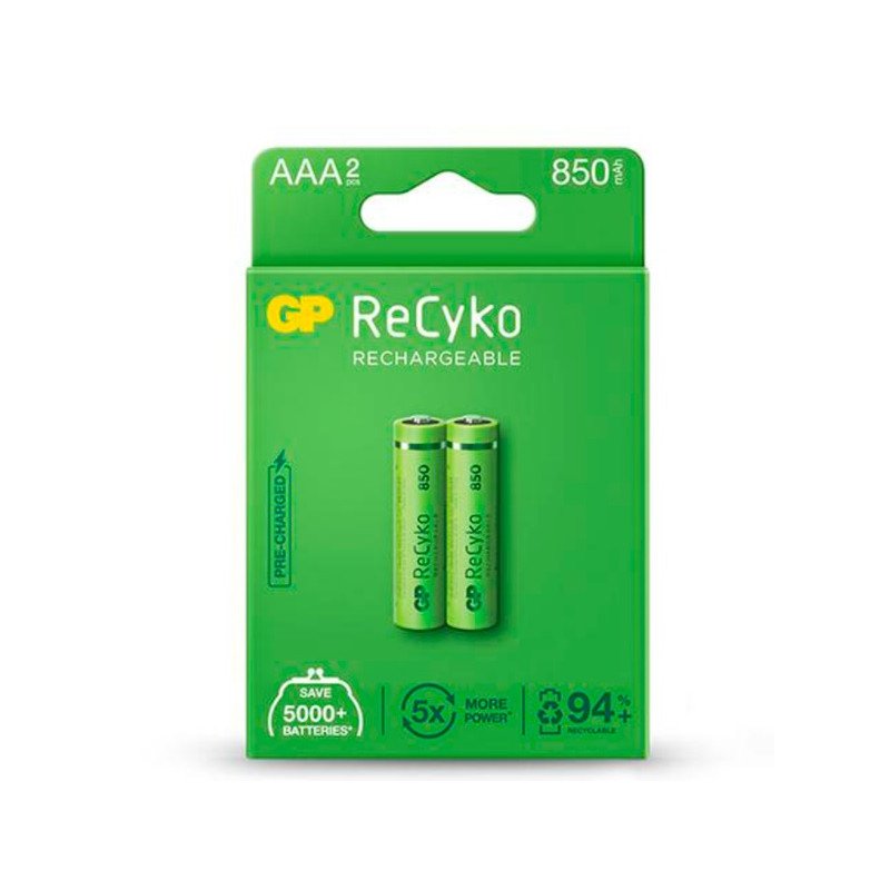 LR03/AAA GP PILA RECARGABLE 850mAh BLISTER *2 - Imagen 2