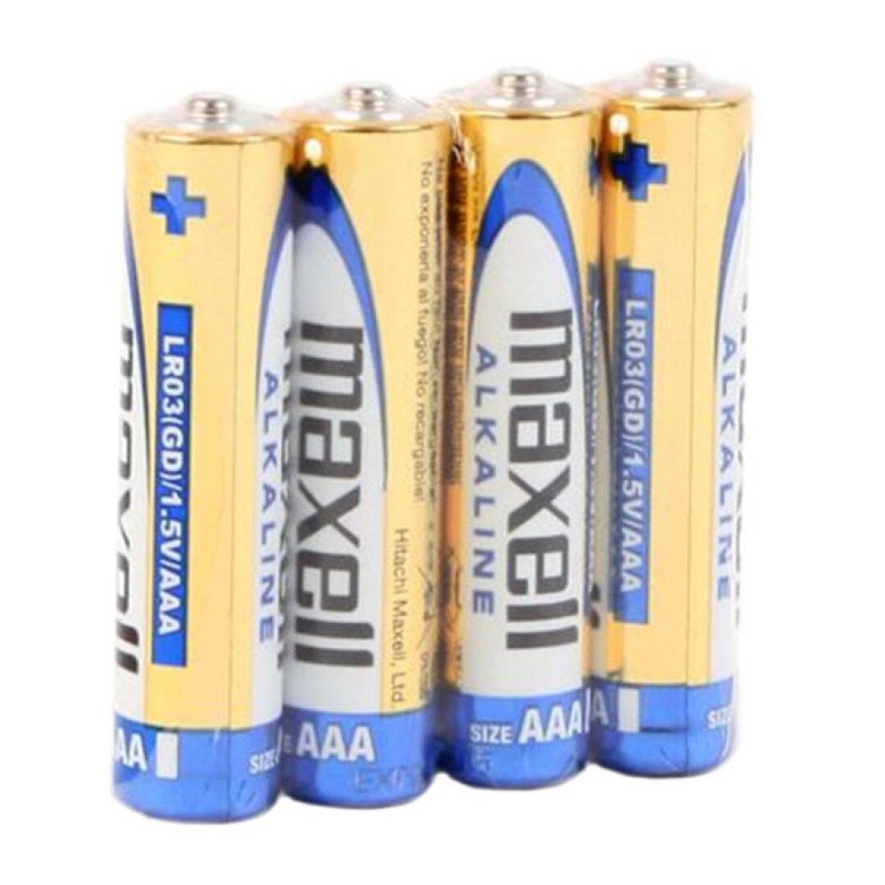 MAXELL PILA ALCALINA AAA LR03 RETRACTIL*4 - Imagen 2
