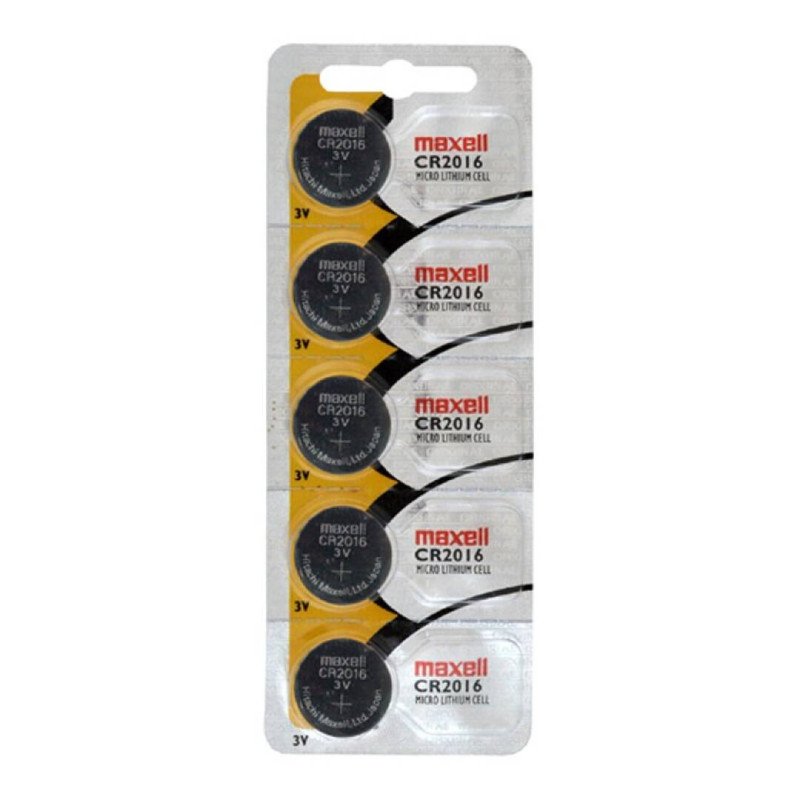 MAXELL PILA BOTON LITIO CR2016 3V BLISTER*5 PILAS - Imagen 2