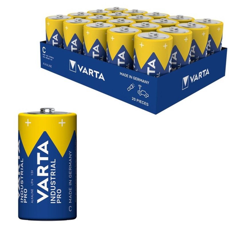 VARTA INDUSTRIAL PRO ALCALINA LR14 C 1,5V CAJA*20 - Imagen 2